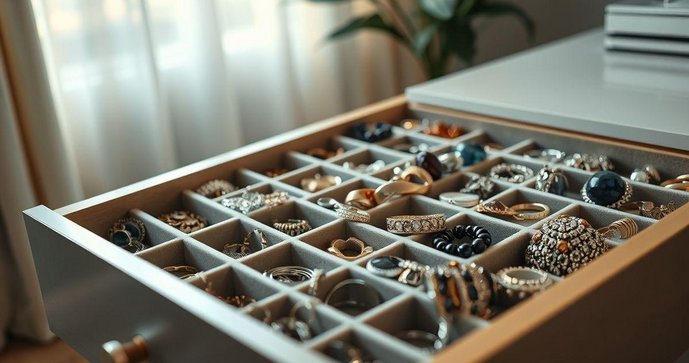 Divisor de Gavetas para Joia como Solução Prática e Elegante